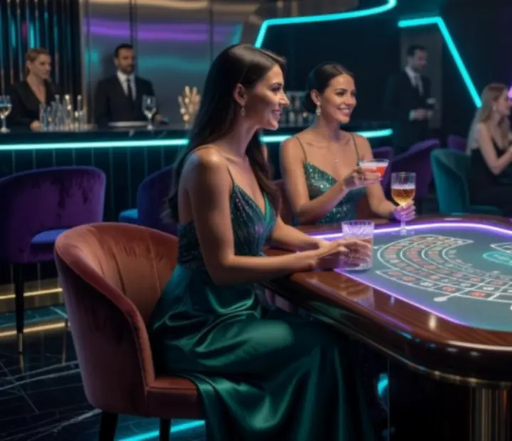 Luksusowa scenografia i oświetlenie podczas eleganckiego wydarzenia firmowego